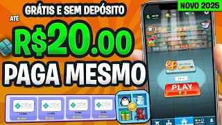 Ganhe R$20 Várias Vezes🤑 APP para GANHAR DINHEIRO no PIX 2025✅ Jogos que Pagam no Pix 2025