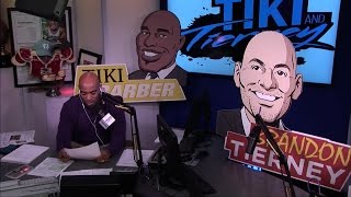 Tiki Barber opens the show with a segment on Tom Coughlin