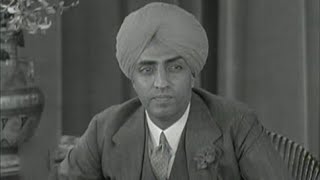 [1929] Prince of India Speaks about Stereotypes of Indian Men in America with Outtakes