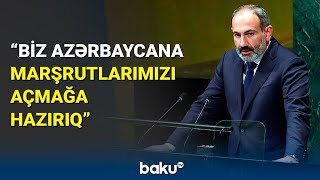 Paşinyandan BMT-də mühüm açıqlamalar | Bunlar ərazi bütövlüyünə hörmət edilməklə baş verəcək