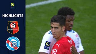 STADE RENNAIS FC - RC STRASBOURG ALSACE (1 - 0) - Highlights - (SRFC - RCSA) / 2021-2022