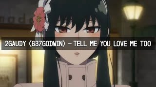 2gaudy (637godwin) - Tell me you love me too (mixed unreleased)