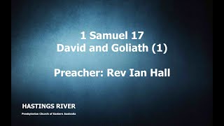 1 Samuel 17 - David and Goliath (1)