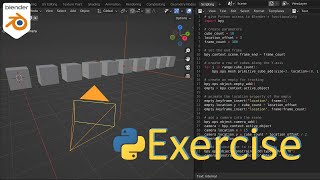 Beginner Blender Python Exercise: Track an empty with a camera