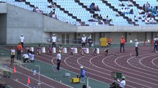 2015日本ｲﾝｶﾚ女子100m準決勝3組 土井杏南11.83(-0.4) Anna DOI 1st