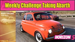 Forza Horizon 5 Weekly Challenge Taking Abarth - 1968 Abarth 595 esseesse
