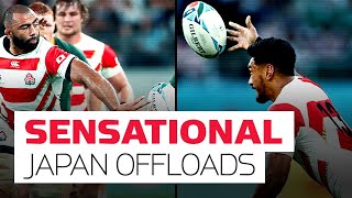 BRAVE BLOSSOMS 🎌 Best Japan Offloads from Rugby World Cup 2019