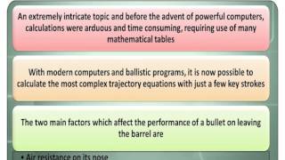 External Ballistics - II