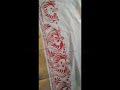 saree design 🍁 handpainted fabric art trending shorts song saree viralvideo painting