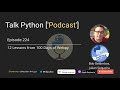#224: 12 Lessons from 100 Days of Web