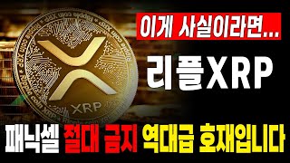 [리플 전망] 엑스알피 역대급 호재입니다 패닉셀 절대금지 #긴급속보 #리플 #XRP #SEC #리플소송 #코인투자의첫걸음 #갈링하우스 #RLUSD #리플스테이블코인