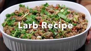 ឡាបសាច់គោ/beef larb recipe