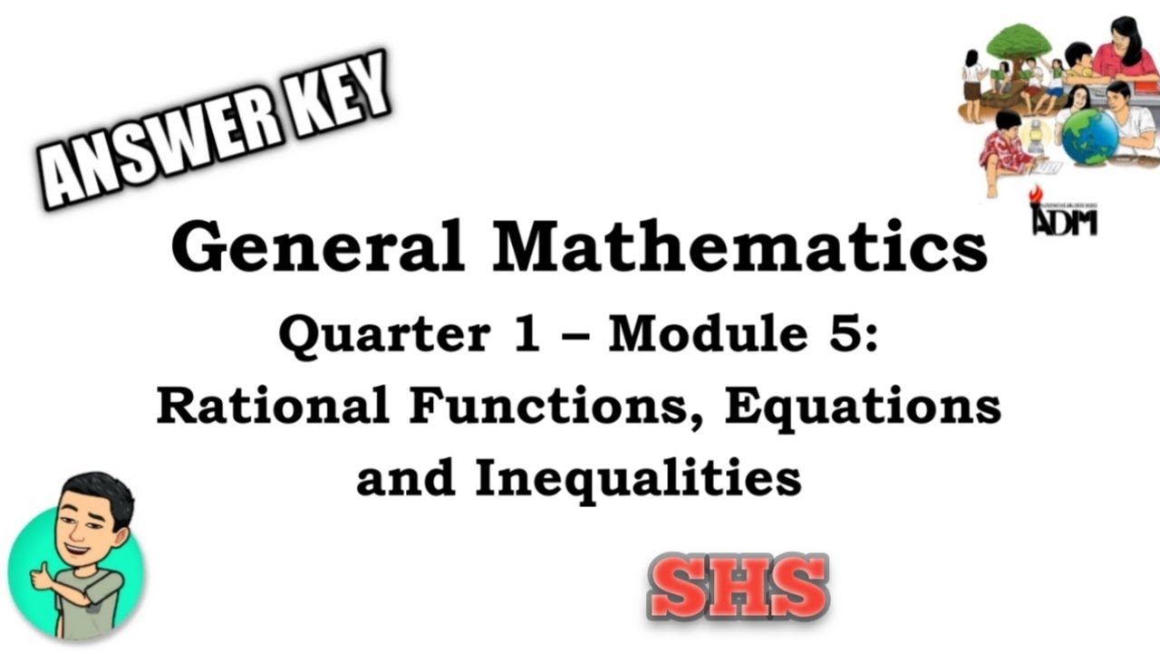 General Mathematics Module 5 - Quarter 1 ANSWER KEY - YouTube