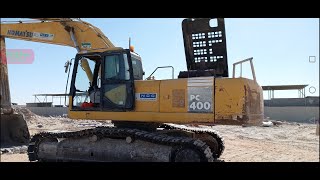 komatsu pc400-7 low power to lift whole body, part 1