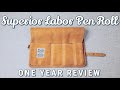 Superior Labor Pen Roll: One Year Wear and Tear