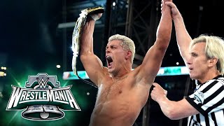 Cody Rhodes conquers The Bloodline to win the WWE Universal Title: WrestleMania XL Sunday highlights