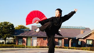 #taichi#龍門太極扇完整示范#太極拳教室 興味のある方はぜひ一度見学に来てみて下さい。葛飾区立石にて毎週火曜日，日曜教室に行っています連絡先:電話080-2485-9956