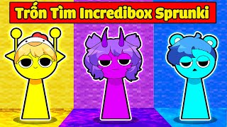 NABEE THỬ THÁCH 24H CHƠI TRỐN TÌM INCREDIBOX SPRUNKI TRONG MINECRAFT*NABEE SPRUNKI 🤫🎶