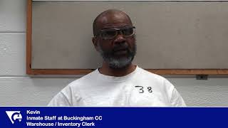 Kevin - Staff Stories, Buckingham Correctional Center - Rewarding