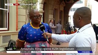 King Misuzulu kaZwelithini officially opens the KZN legislature