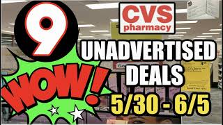 CVS UNADVERTISED DEALS (5/30 - 6/5) | NEW UPDATES W/ CRT'S!