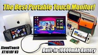 The Best Portable Monitor! Built-In 10800mAh Battery, 15.6", Xtend Touch V3 Hands-On