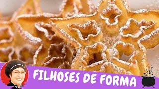 🔥 Filhóses de forma /// Rosetas doces - Rosettes /// Buñuelos de Viento