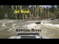 Jet Boat Rapids on the Salmon River.