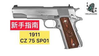 37.（优化）第一类手枪：CZ 75 SP01和1911