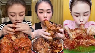 Eaten Beef Bone BonesOx Bone Bone Gourmet Food Eating Mukbang oxbone  Asmr Sounds