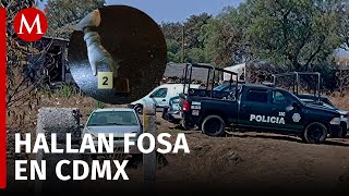 Localizan fosa clandestina en Xochimilco; hay un detenido