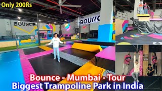 Largest Trampoline Park in India - Tour - Bounce Mumbai😍 | Ticket Price, Timings, Age, Offers