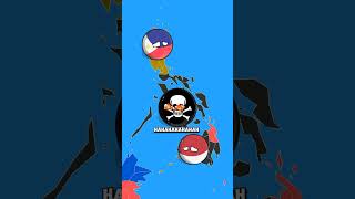 Black devil in nutshell animation  #countryball #funny #countries
