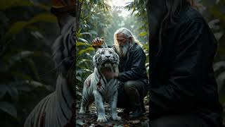 White Tiger Rescue: An Elderly Grandpa’s Struggle in the Jungle 👨🏻‍🦳🐯