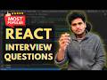 Top 12 React Interview Questions 🔥 for Freshers & Experienced  | Preparation 2025 🚀