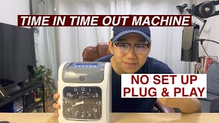 (2024) Electronic Employee Time Clock Card Recorder Bundy Clock for Attendance | UNBOXING SET UP