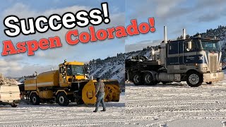 Unload In Aspen After Driving Past Wrecked Trucks On I-70