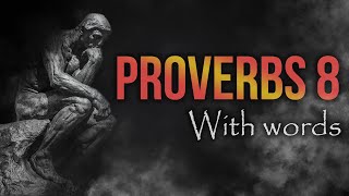 The book of Proverbs chapter 8 KJV | Audio Bible reading