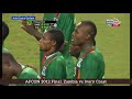 AFCON 2012 final. Zambia vs Ivory Coast