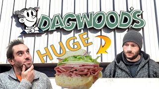 We Ate Food at DAGWOOD''S DELI \u0026 CREAM in Lapeer Michigan - Huge Sandwiches