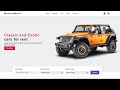 Responsive Car Rental Website Using Only HTML And CSS | Pure HTML & CSS