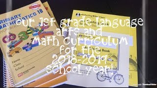 Our 1st Grade Language Art and Math Curriculum for the 2018-2019 School Year!