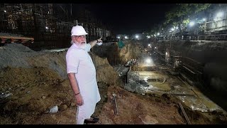 Central Vista project: PM Modi visits construction site of new Parliament house