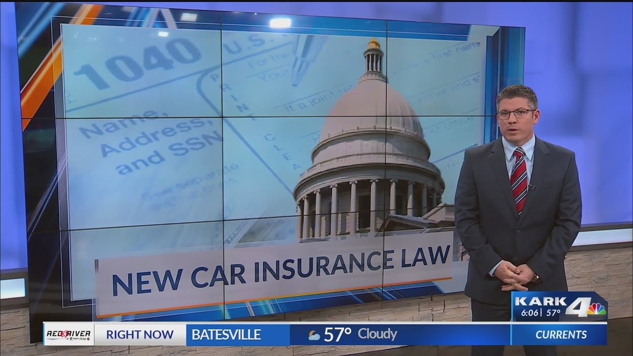 New Arkansas Auto Insurance Law Goes Into Effect - YouTube