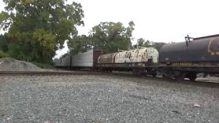 CSX D716 with a solo GP38-3 at Romulus, MI!