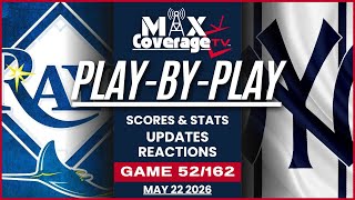 🔴LIVE - Tampa Bay Rays vs New York Yankees - Play-By-Play & Reactions (5/22/26)