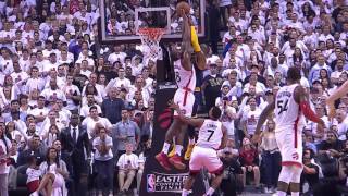 Bismack Biyombo Blocks LeBron James | Cavaliers vs Raptors  | NBA PLAYOFFS | 5.23.16