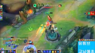 질리언 장인 고뇌 2vs1 슈퍼플레이 Zilean