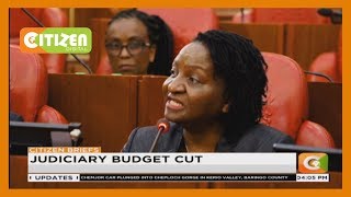 Chief Registrar Anne Amadi appears before senate committee on budget cuts