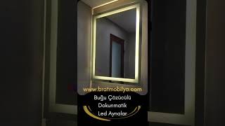 Brat Buğu Çözücülü Dokunmatik Led Ayna #banyo #otelmobilyası #banyodekorasyonu